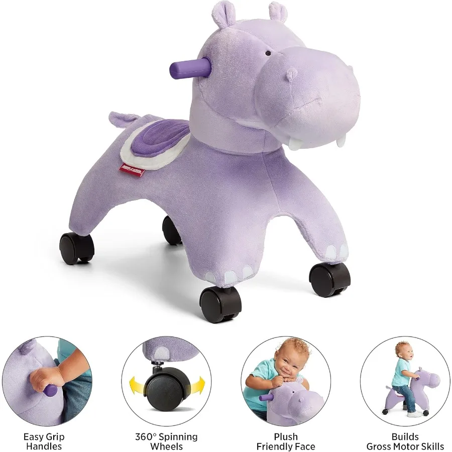 هولي ذا رولينج هيبو، للأعمار من 1 إلى 3 سنوات، أرجواني، ألعاب أطفال للأطفال