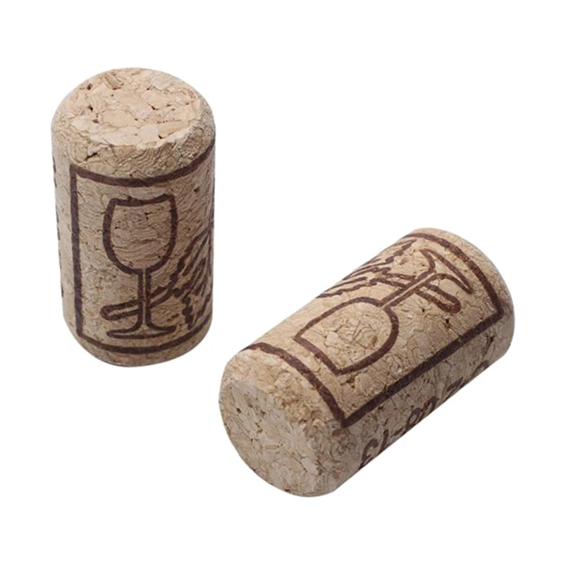 400Pcs Wine Cork Sealing Wine Cork Wine Bottle Stopper Bar Tool Bottle Closure Wooden Sealing Cover