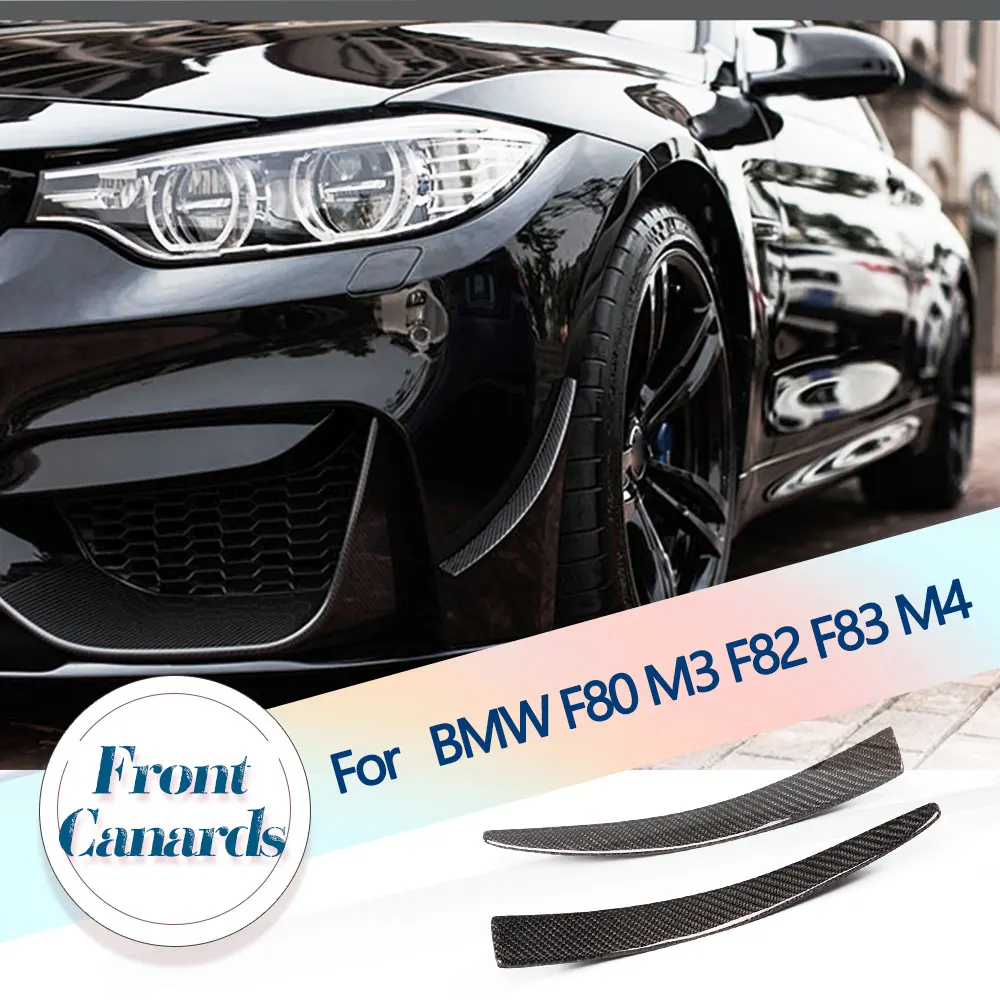 

Carbon Fiber / FRP Front Canards Splitters for BMW F80 M3 F82 F83 M4 2014-2018 Car Front Canards Moulding Trims Decoration