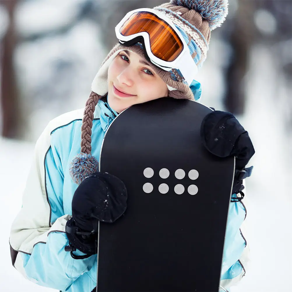 

50 шт. прозрачных противоскользящих накладок для сноуборда, самоклеящиеся, с улучшенным сцеплением, аксессуары для сноуборда, усилитель сцепления, безопасность