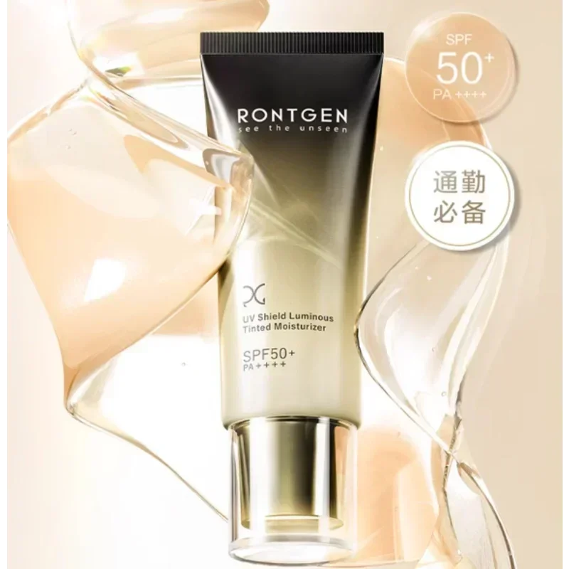 RONTGEN Shield Luminous Tinted Moisturizer Tone-up Cream SPF50+ Sunscreen Concealer Isolation 3-in-1 Waterproof Makeup Cosmetics