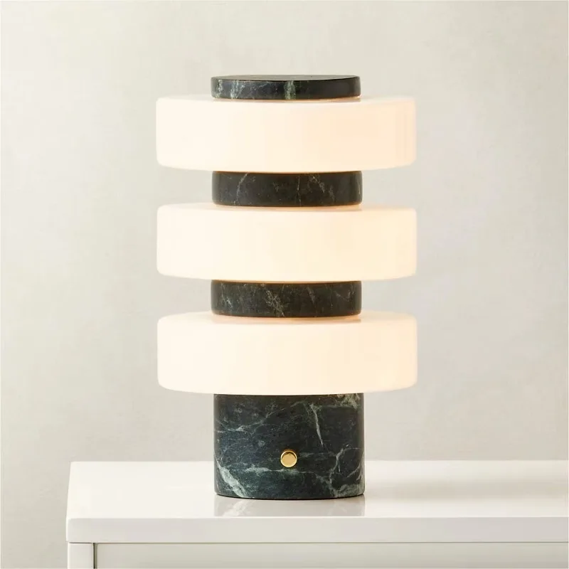 Luxury Home Decorative Marble Table Lamp Modern Hotel Bed Room Furniture Small Table Lamps Natural Marble