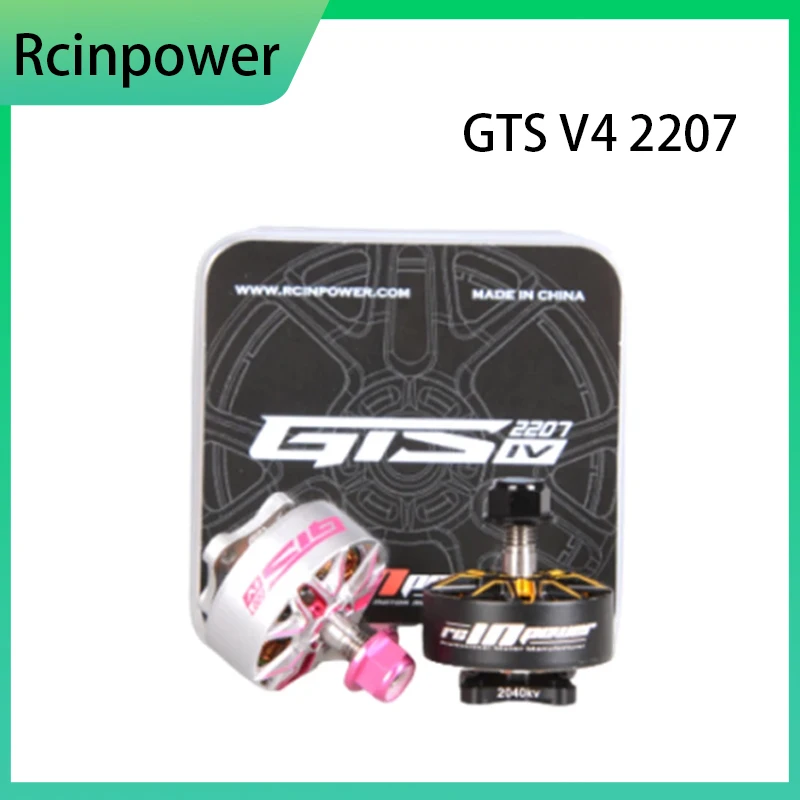 

Rcinpower Gts V4 2207 1960kv/2040kv 5-6s Fpv Brushless Motor Compatible With 5inch Propeller Rc Fpv Racing Drones