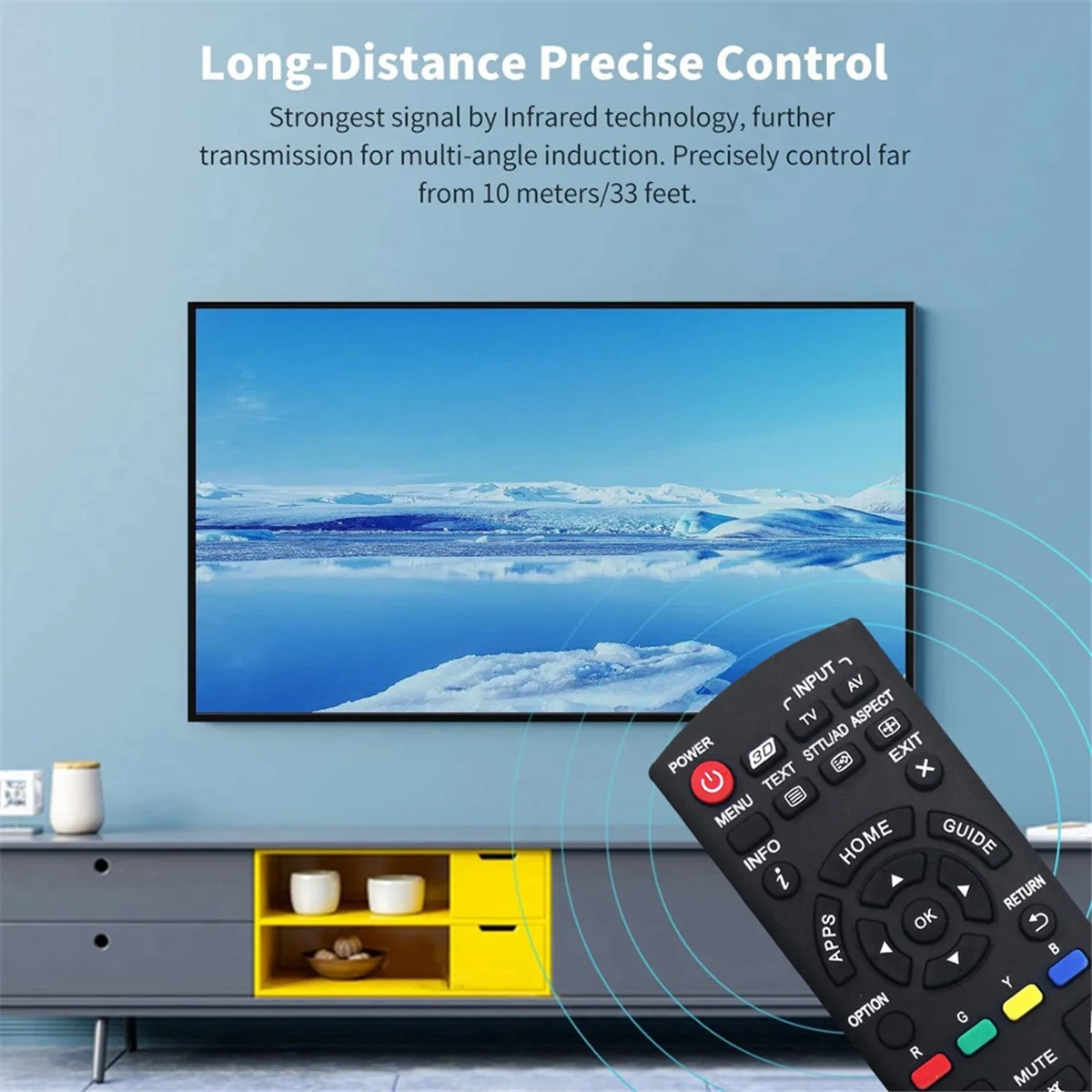 AAAE Replace N2QAYB000933 Remote for TV TH-60AS700A TH55AX670A TH60AS740A TH-60AS700Z TH-55AS670A TH-55AS670Z