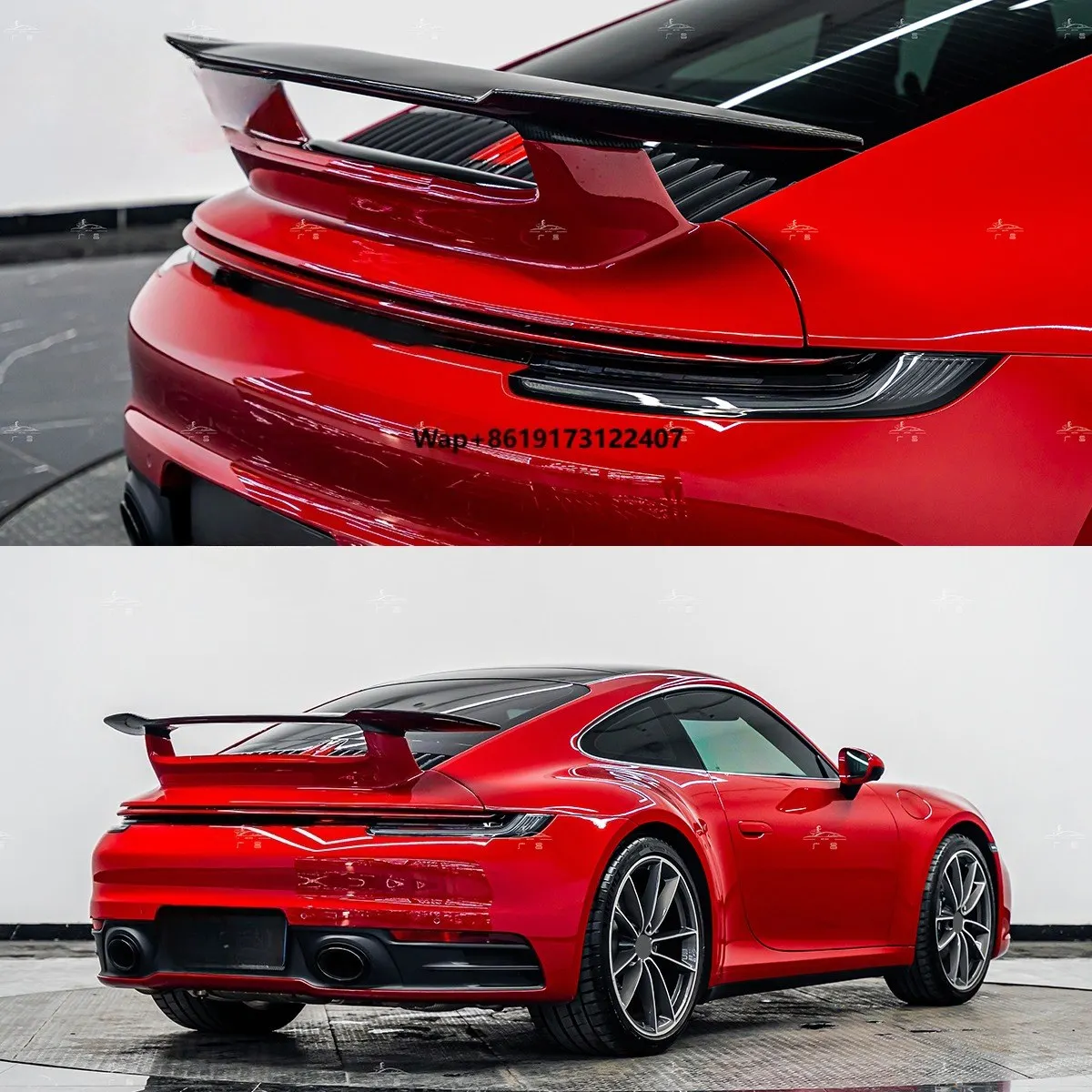 SD Design 992 Upgrade Dry Carbon Fiber Rear Trunk Spoiler Exterior Accessories Car Spoilers