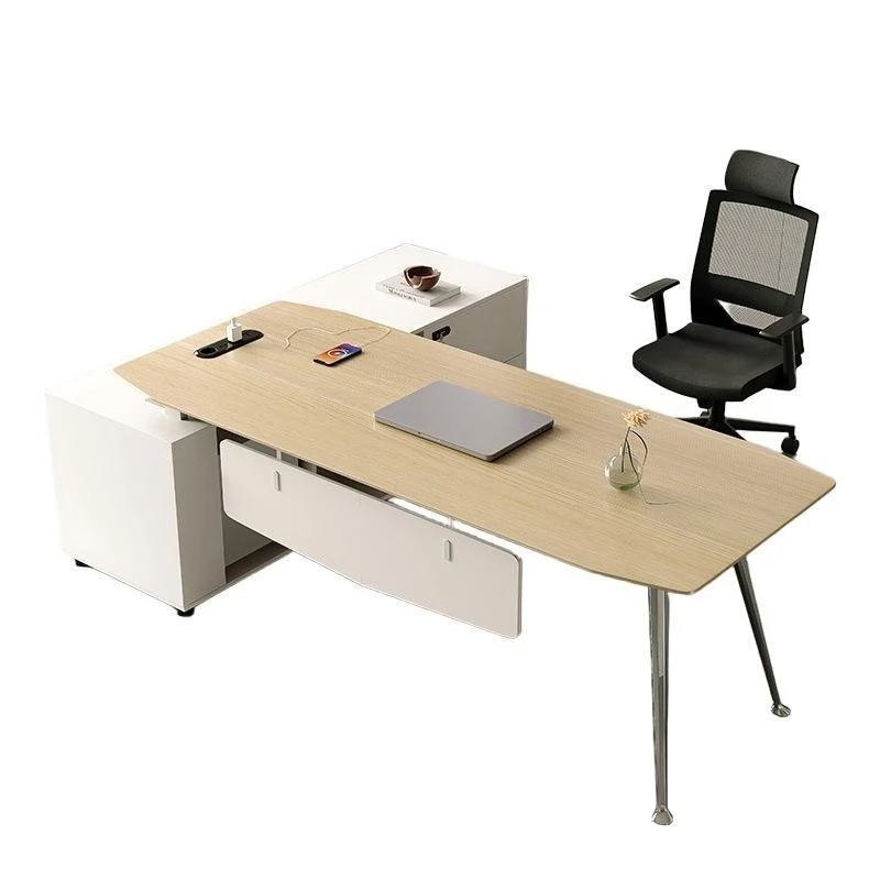 

Desktop president table, medical beauty simple modern manager table