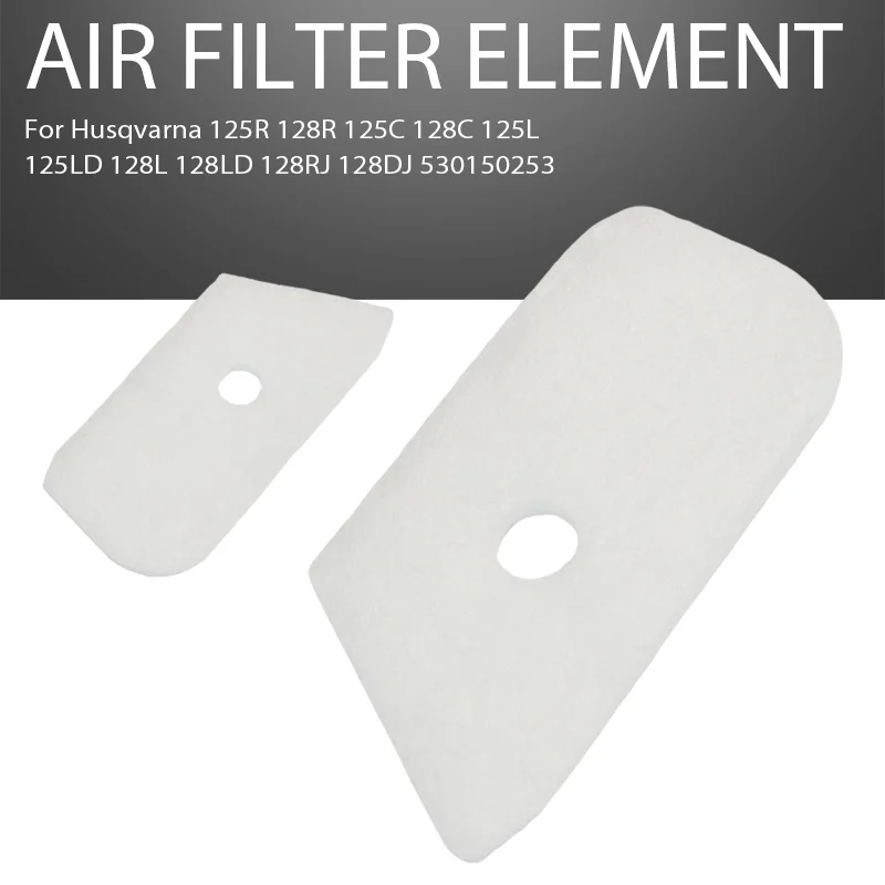 

530150253 Foam Air Filter Element For Husqvarna 125R 128R 125C 128C 125L 125LD 128L 128LD 128RJ 128DJ Grass Trimmer Brush Cutter