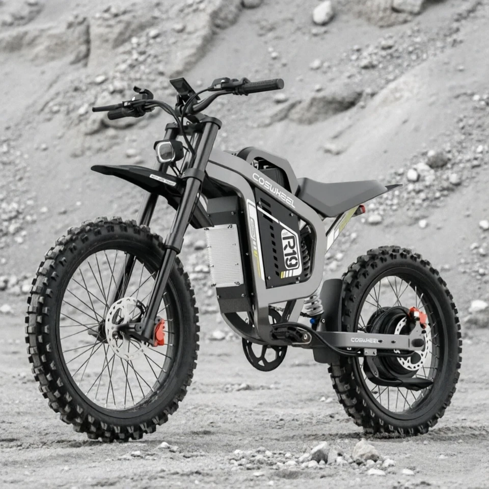 SLDBK R19 Electric Bike High Power 9000W Adult Electric Motorcycle 72V40Ah Battery Off-Road E-bike Use 85kmh Mountain Dirt EBike image 3