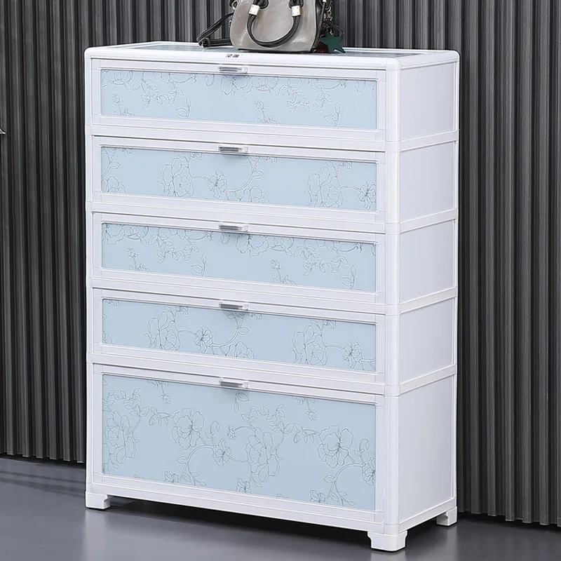 

Aluminum alloy shoe cabinet simple shoe rack simple modern household outdoor balcony waterproof multi-layer storage cabinet