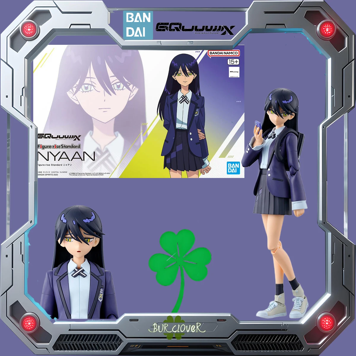 

Стандартные фигурки BANDAI GQUUUUUX NYAAN, собранная модель, подвижные шарниры, высококачественные коллекционные игрушки