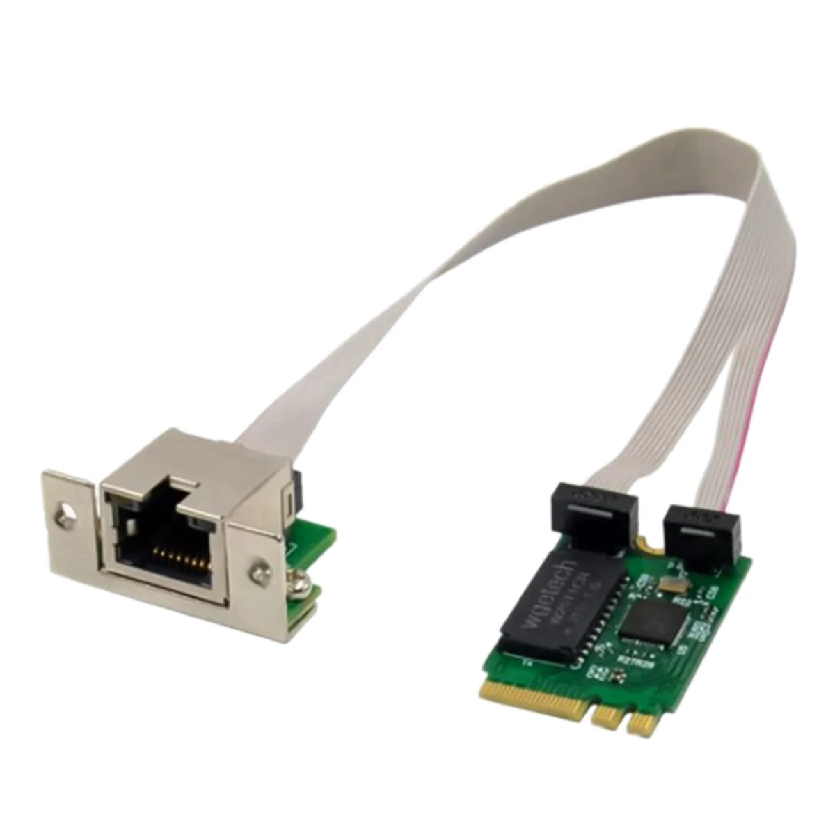 Imagem -02 - Adaptador Ethernet Multi-gigabit Placa de Rede M.2 com 8125b 2.5g 1g 100m 5x M.2 a Mais e 2.5g