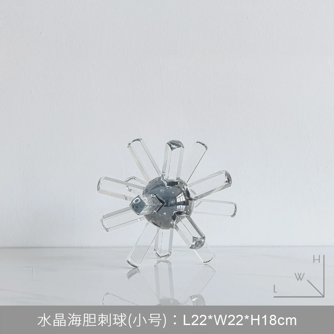 

Мебель для дома Crystal Sea Urchin, элитная мебель для гостиной в стиле лайт-люкс, тумба под телевизор, декор для демонстрационной комнаты, мягкая отделка, винный шкаф.