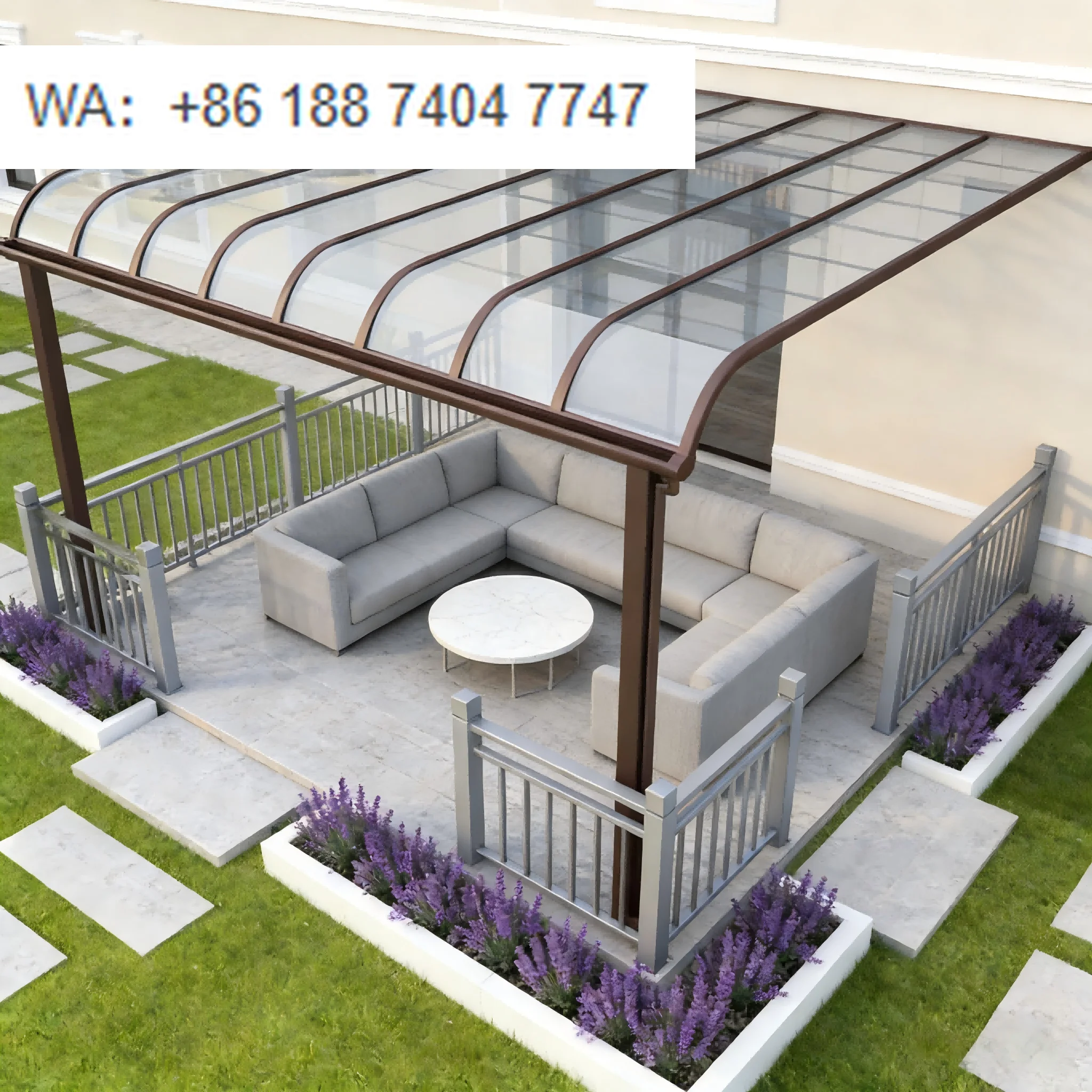 

Terrace Overkapping Deck Awning Garden Yard High Grade Aluminium Patio Rain Proof Awning Balcony Canopy Outside Canopy