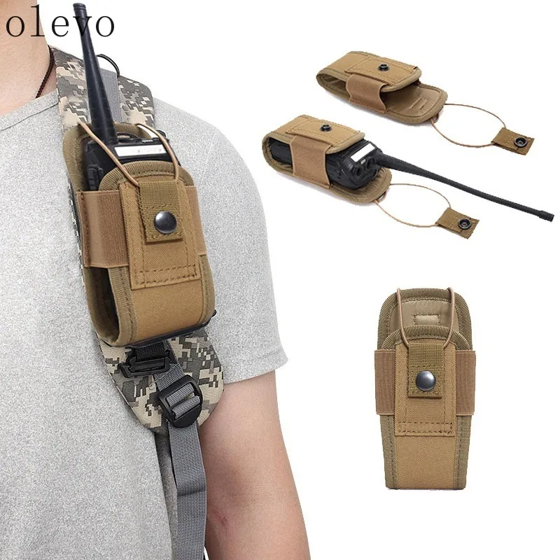 New Radio Pouch Holder Pocket Interphone Holster Tactical Walking Talking Carry Bag Portable Outdoor Hunting Sports Waist Bag - view 2
