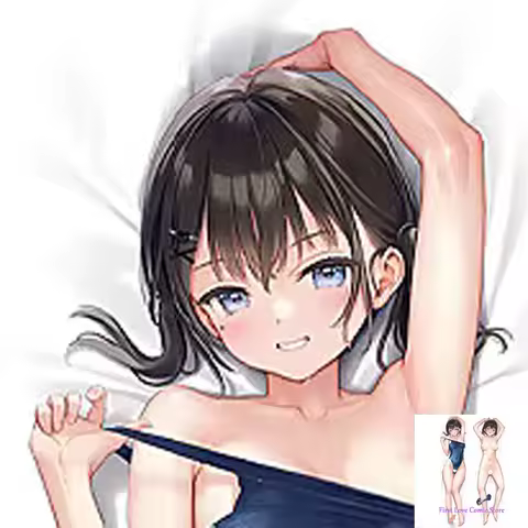 Dakimakura Anime Pillow Cover Beauty With Giant Breasts Double Sided Print Life-size Body Decoration