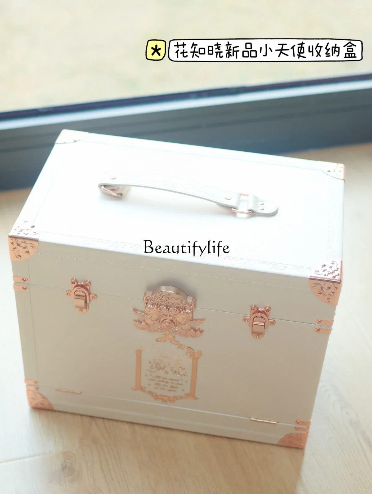 Flower Know Little Angel Unicorn Acrylic Storage Gift Box Jewelry Box