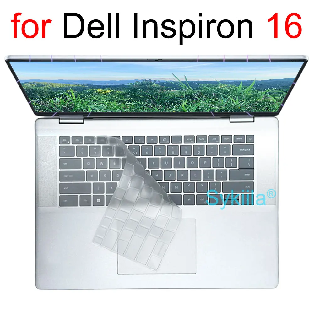 Keyboard Cover for Dell Inspiron 16 Plus 5645 5640 5630 5635 5620 5625 7620 7640 7630 7635 Silicone Protector Skin Case