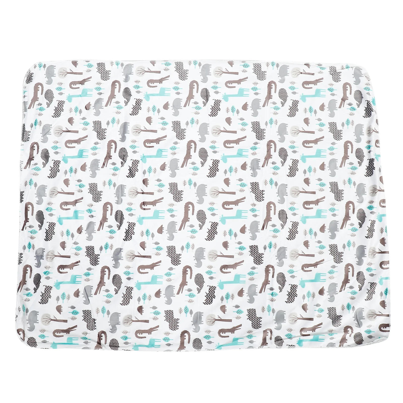 1 قطعة بطانية صوف مرجاني مطبوعة برسوم كارتونية للأطفال خفيفة الوزن ودافئة للنوم للاستخدام المنزلي تصميم قابل للطي تكييف هواء مريح #5