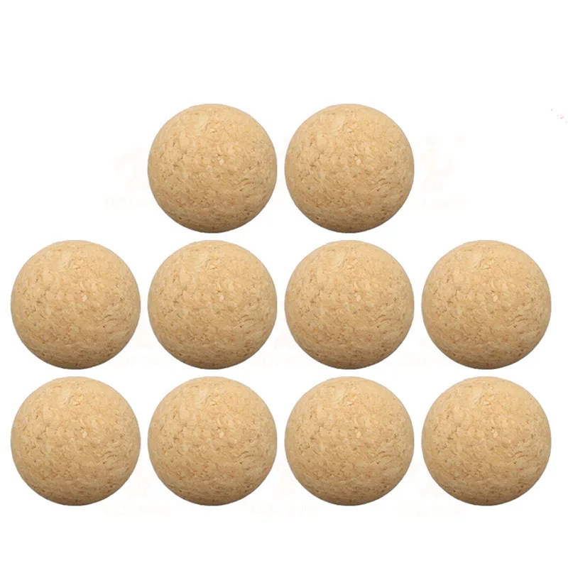 10Pcs/12Pcs 36mm Wooden Table Football Table Plastic Cork Ball Baby Foot Fussball Desktop Table Soccer