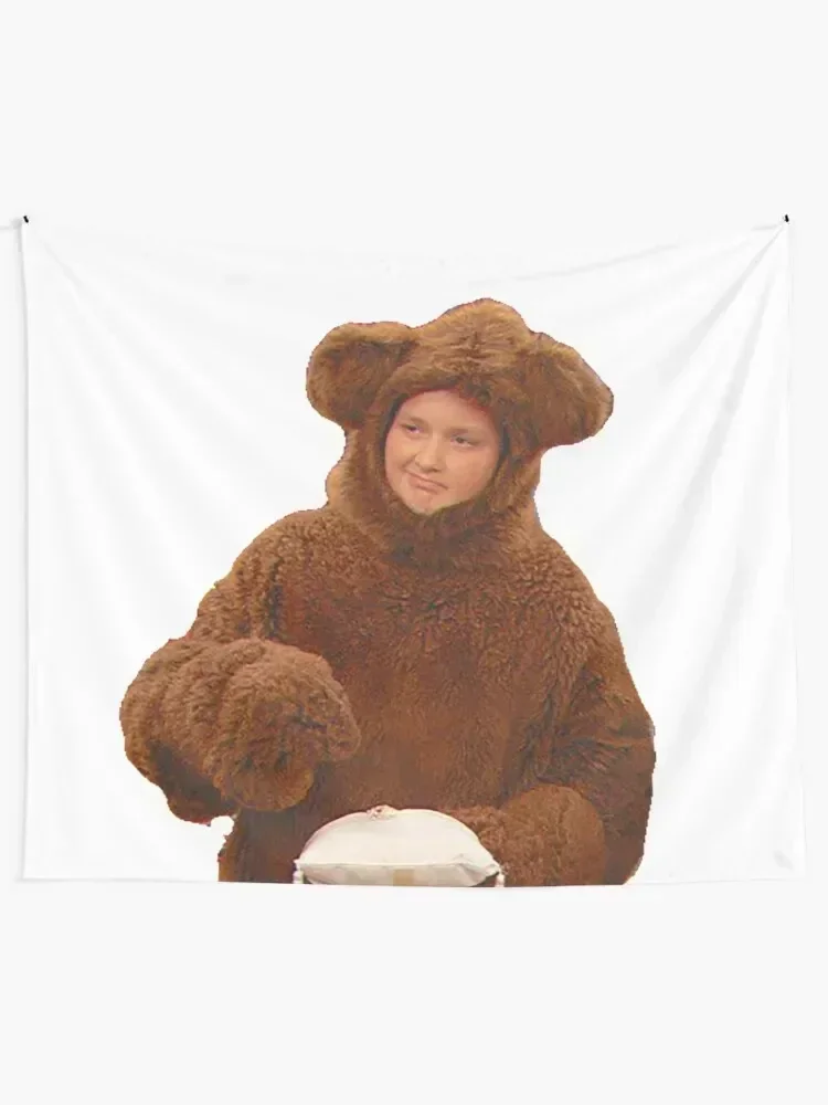 Gibby Gibson Bear Costume ICarly Funny Tapestry Decor For Bedroom Home Decoration Room Decorations Aesthetic Tapestry