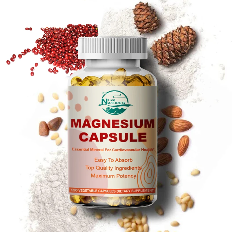 Magnesium Citrate Capsules-500mg of Magnesium Citrate & Oxide - 120/240/480Caps