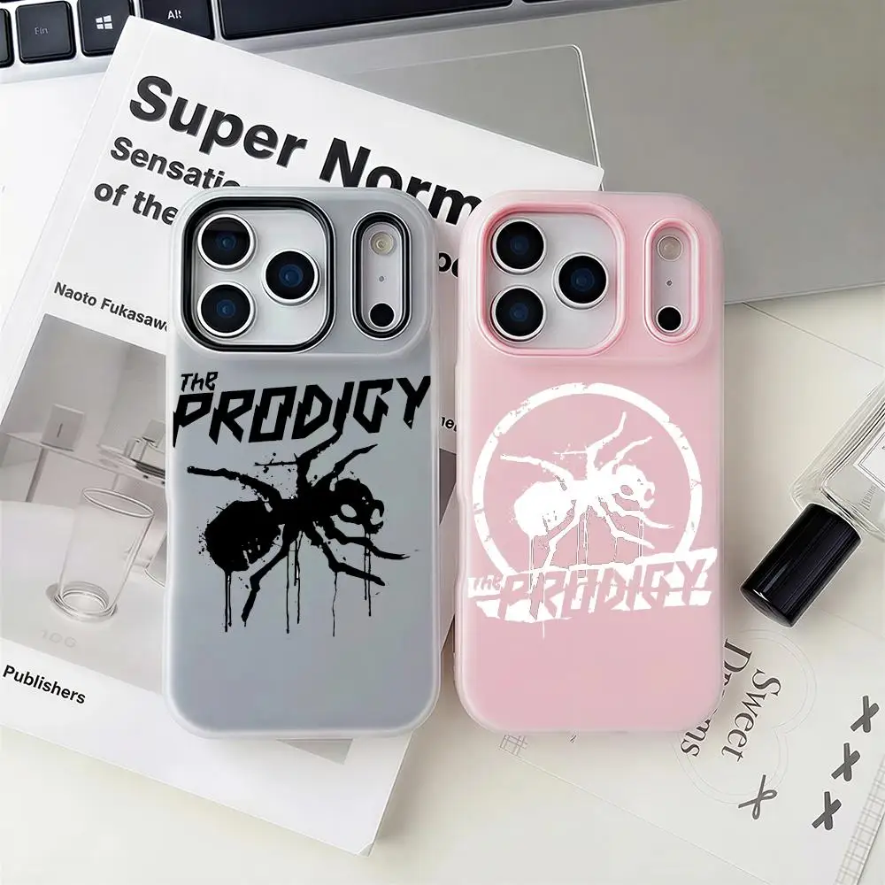 Étui de téléphone électronique T-The ProdigyS 2-en-1 détachable transparent avec fentes pour cartes et photos pour iPhone 12-17