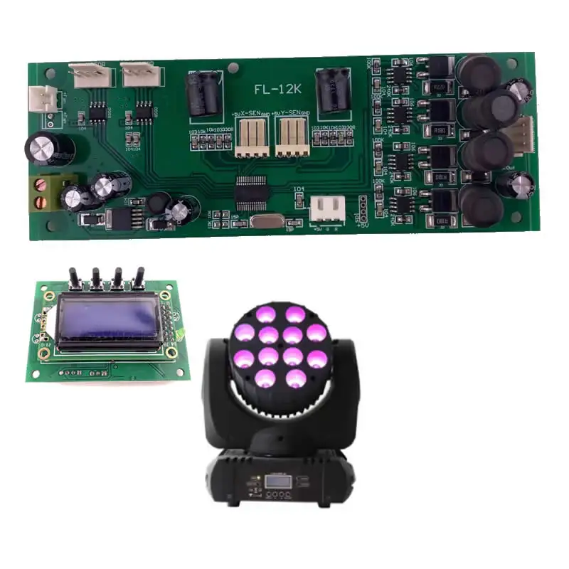 

FL-12K 12X12W Led Moving Head Light Spare Parts Replacement Main Board Motherboard