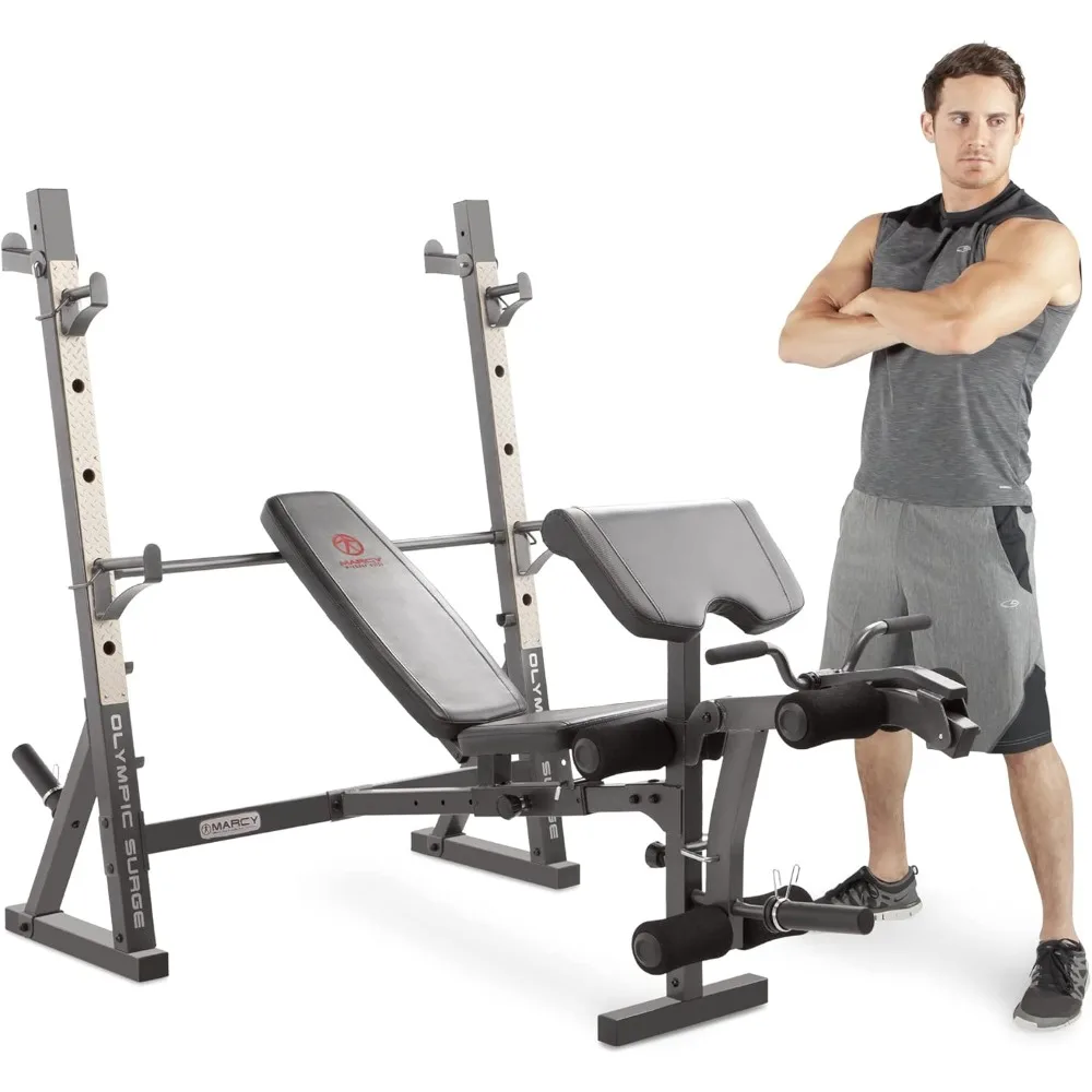 

Weight Bench with Preacher Curl Pad and Leg Developer for Full-Body Workout