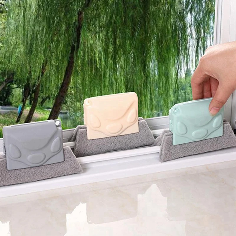 Outil de remplacement de brosse de livres de rainure de porte et de fenêtre, gril, ménage