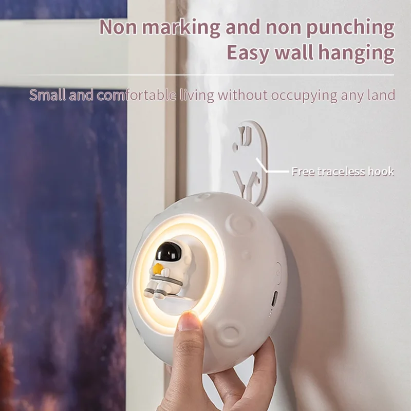 Astronaut Night Light Air Humidifier USB Mist Aromatherapy Water Diffuser With Led Light Astronaut Humidificador Lights 2024 New