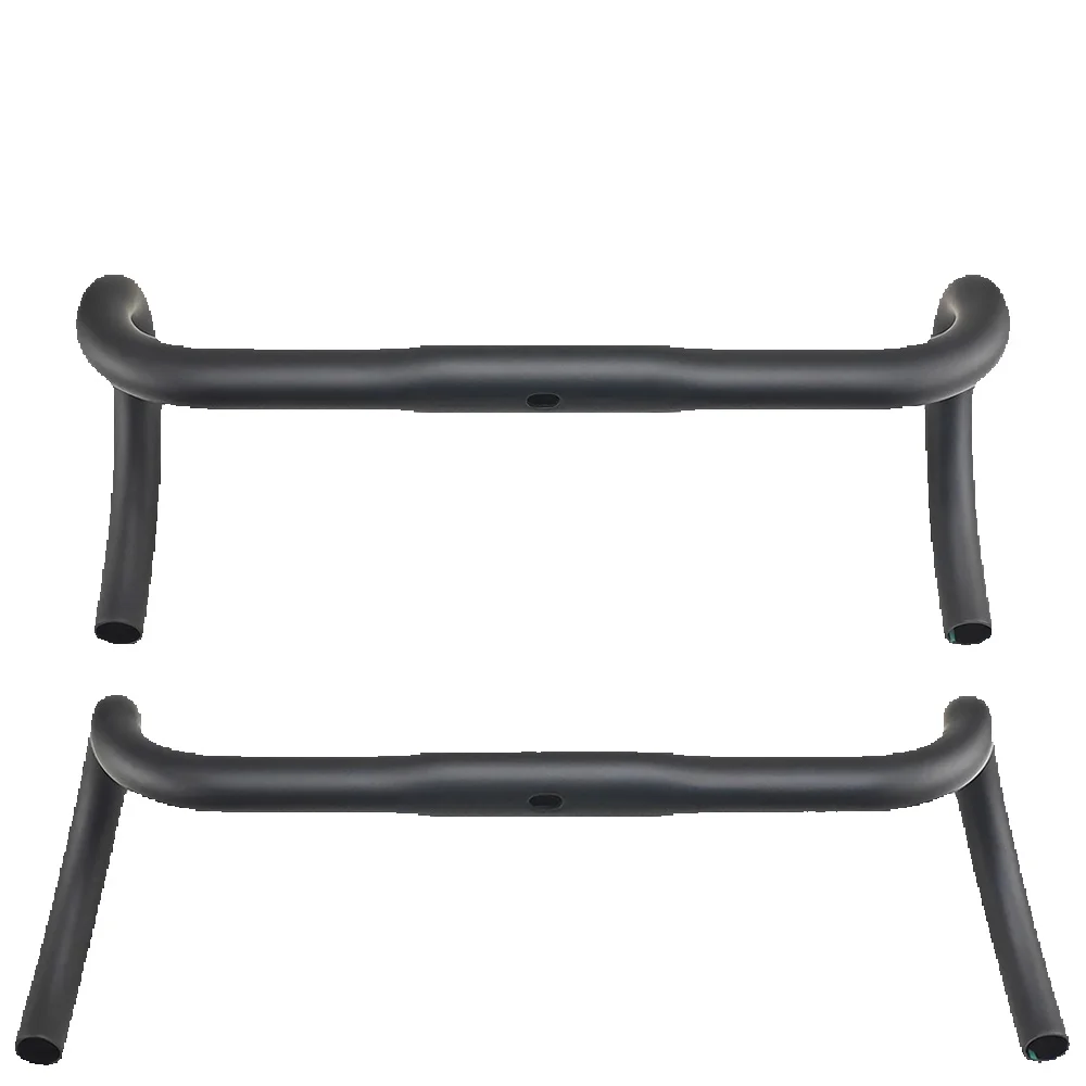 AliExpress NONE DARIMO Road Bike Handlebar Carbon Fiber 31.8mm Internal Cables 380-520mm 77mm Reach 128mm Drop 3K for Road/Gravel/CX Cycling