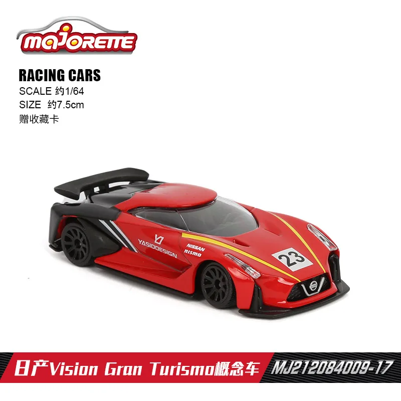 

Majorette Racing Cars NISSAN CONCEPT 2020 Vision Gran Turismo1/64 Metal Die-cast Model Toy Vehicles