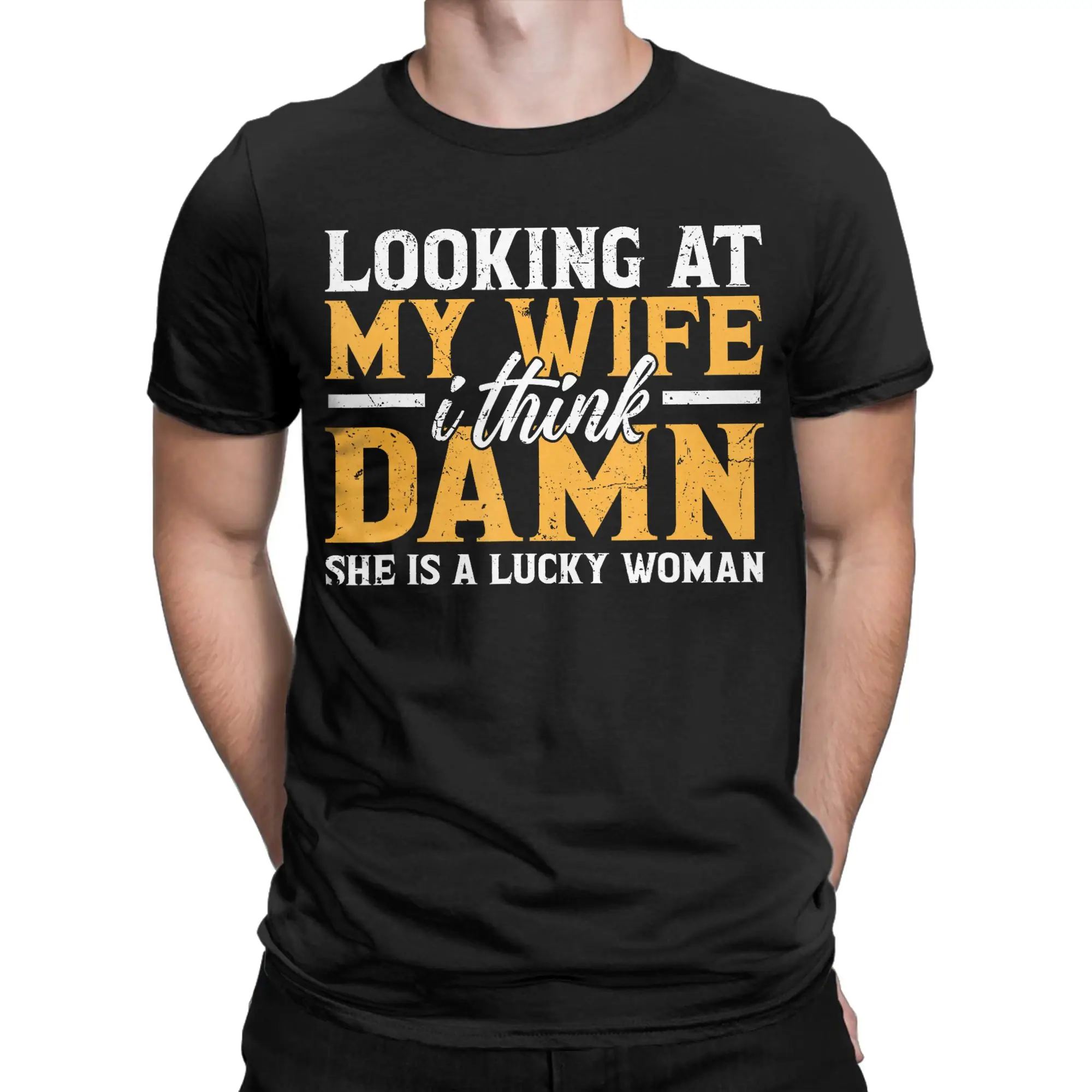 Streetwear T Shirt Funny Dad Joke Quote For Husband Father From Wife Cotton T Shirts  Cool Tshirt for Men's Summer Top Tee