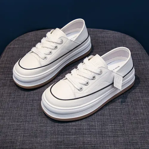 2025 New Women Sneakers Platform Walking Shoes Women Fashion Lace Up Running Shoes High Quality Comfortable Women Running Shoes - Image 6