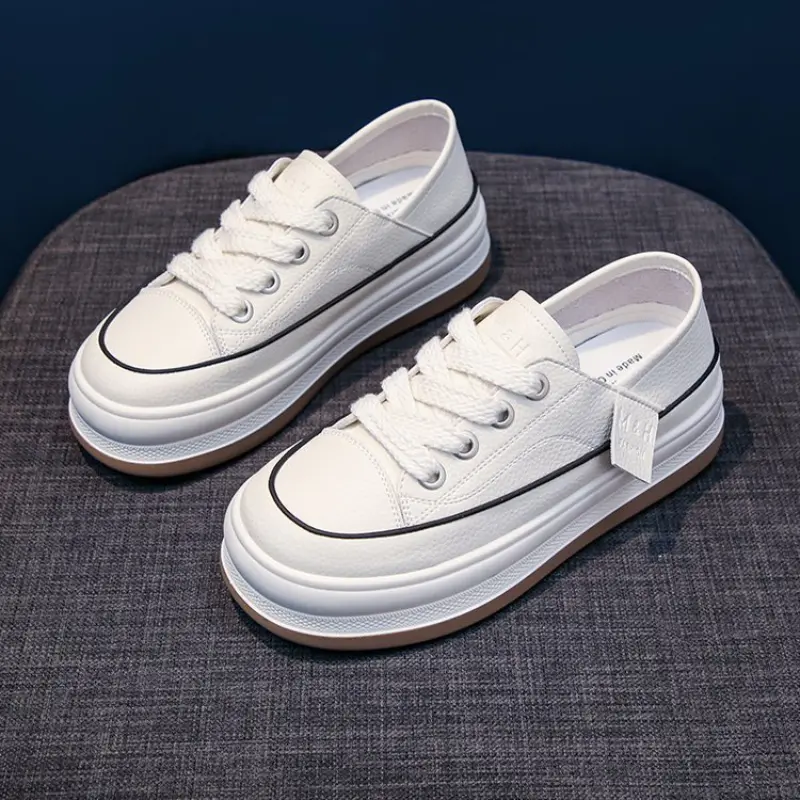 2025 New Women Sneakers Platform Walking Shoes Women Fashion Lace Up Running Shoes High Quality Comfortable Women Running Shoes - Image 6
