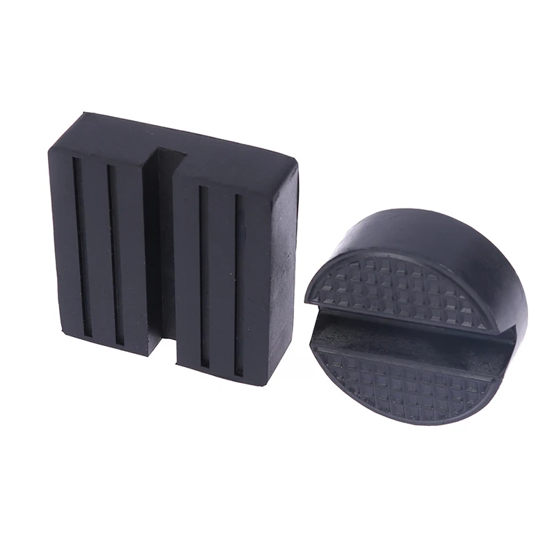 Universal Car Lift Jack Stand Rubber Pads Black Rubber Slotted Floor Jack Pad Frame Rail Adapter