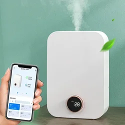 エッセンシャルオイルディフューザー,フレグランス,フレグランス,冷却,LEDスクリーン,家庭用サイレント空気機