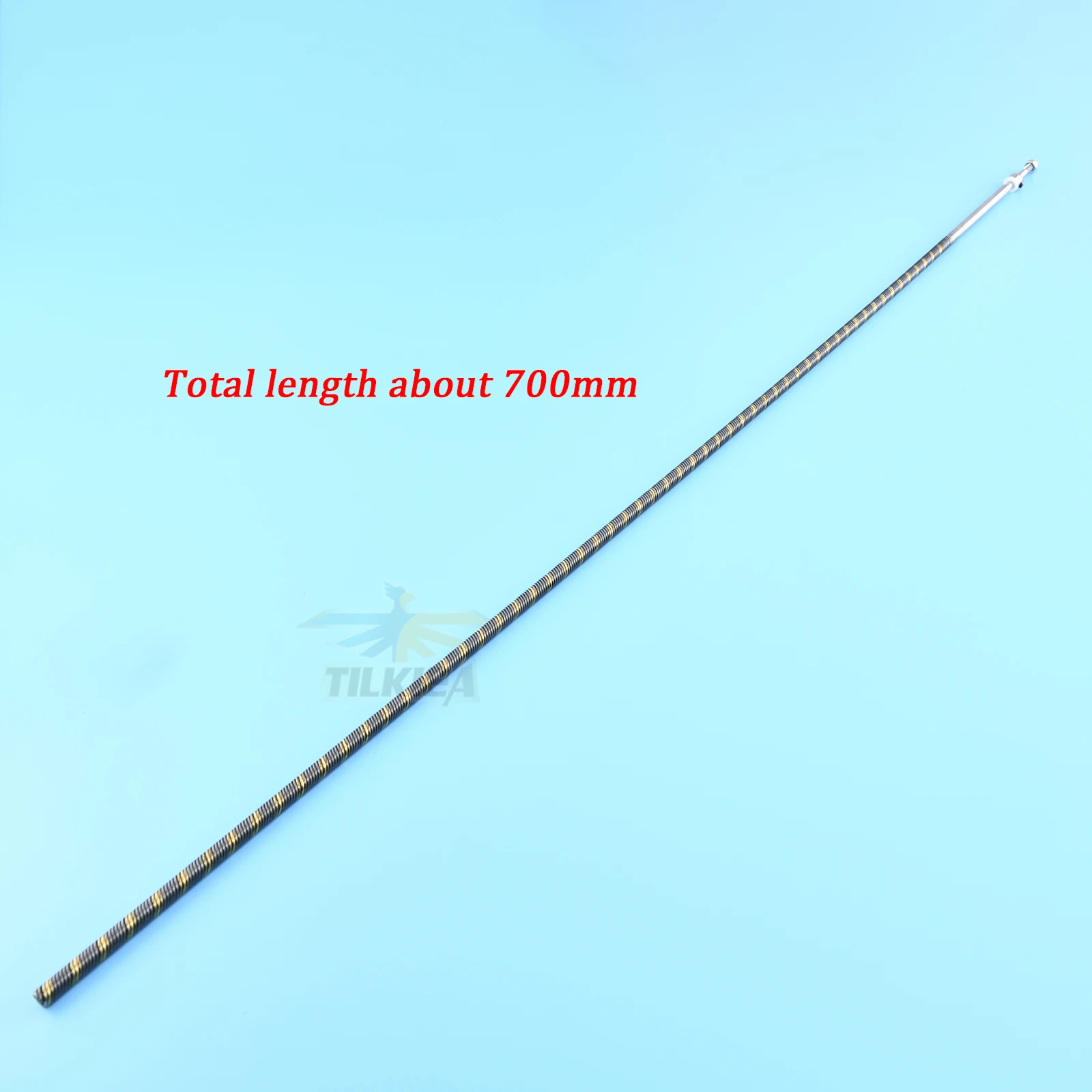 1 قطعة يسار/يمين 6.35 مللي متر 1/4 "رمح مرن إلى 4.76 مللي متر 3/16'' الدعامة رمح L حوالي 700/950 مللي متر الكابلات المرنة لقارب نيترو Rc الغاز