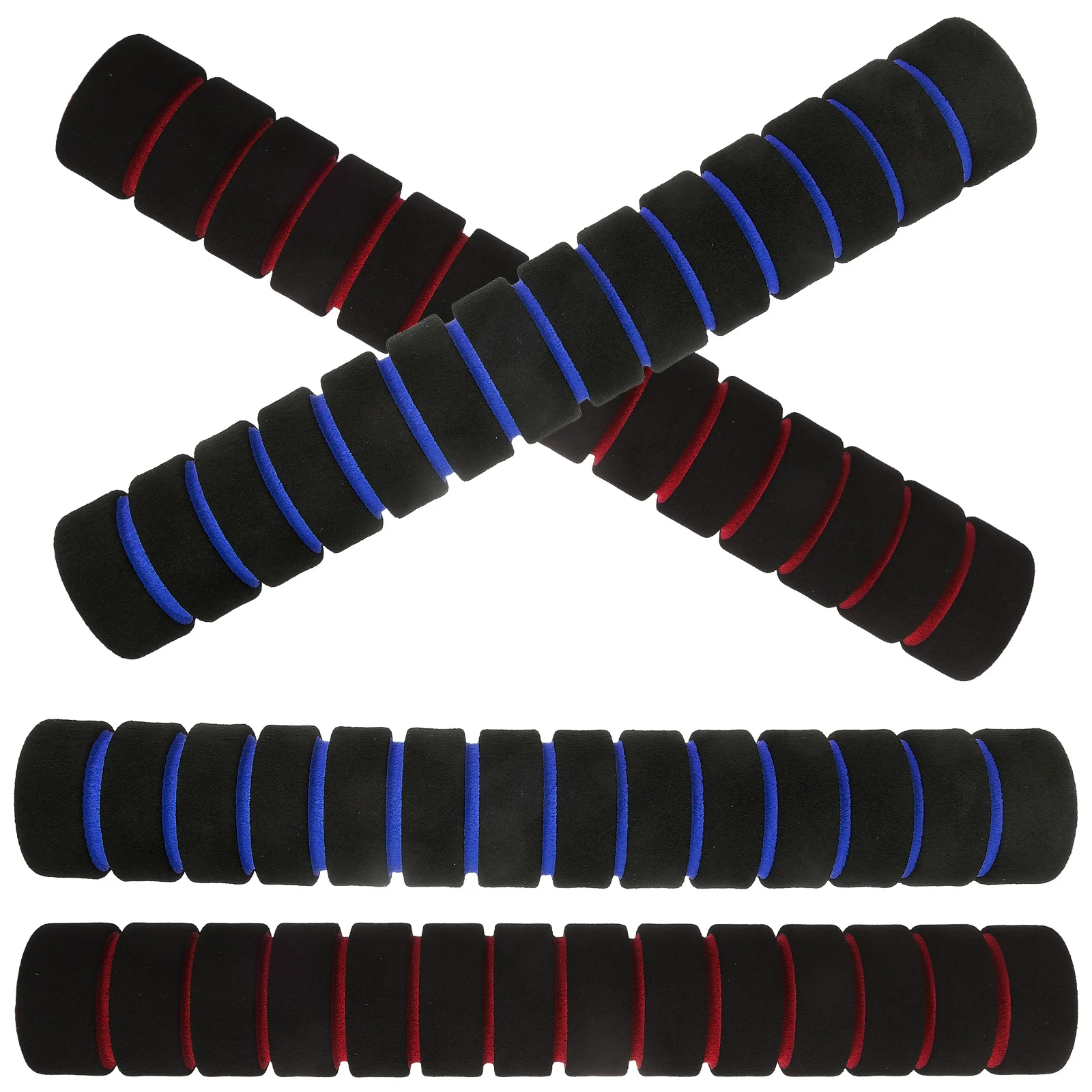 

4Pcs Fitness Handlebar Sponge Covers Non-Slip Kayak Bicycle Scooter Grips Soft Comfortable Protect Hand Blisters Calluses
