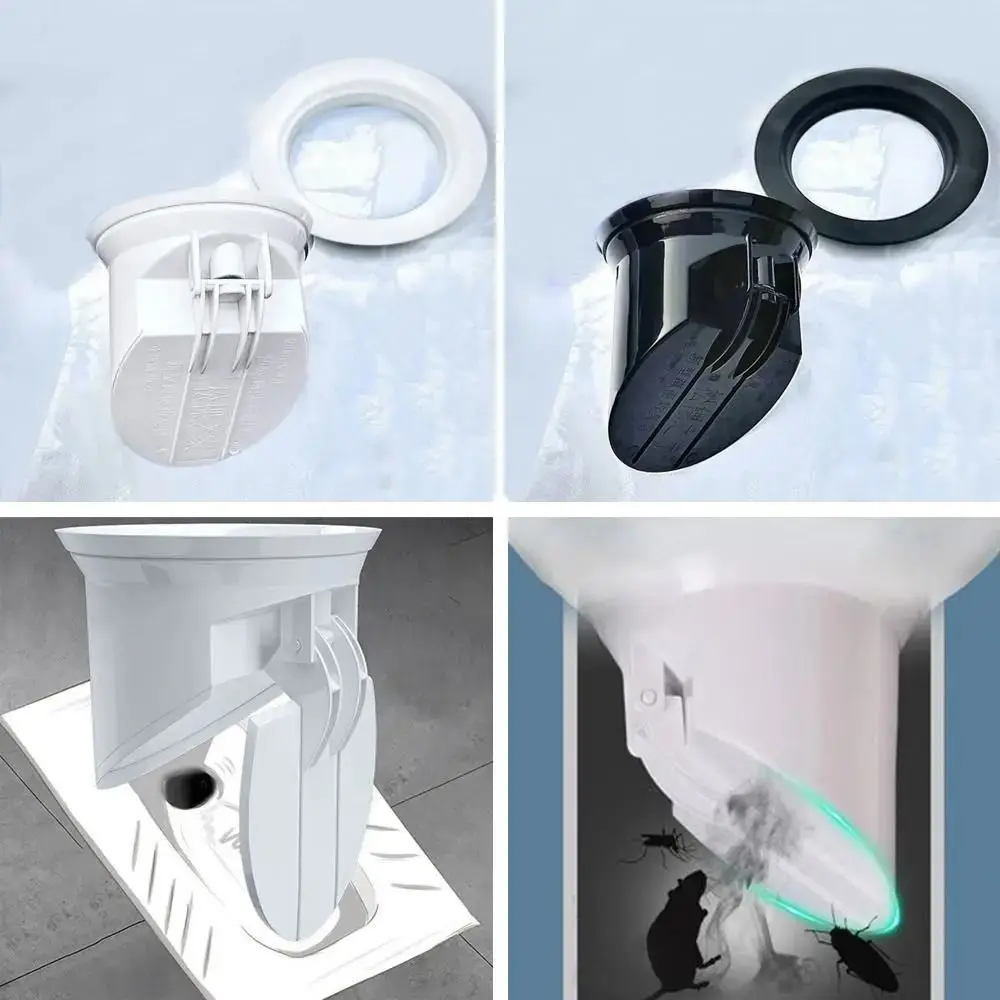 Prevent Sewage Overflow Smelly Bathroom Drains Detachable Sealing Ring Plastic Protection Drain Durable White Deodorize Stopper