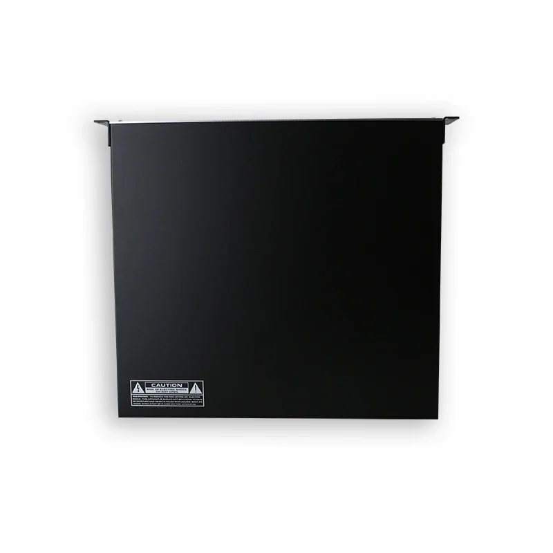 Gabinete industrial de alumínio personalizado do chassi da caixa do amplificador da montagem em rack de 19 polegadas 2u