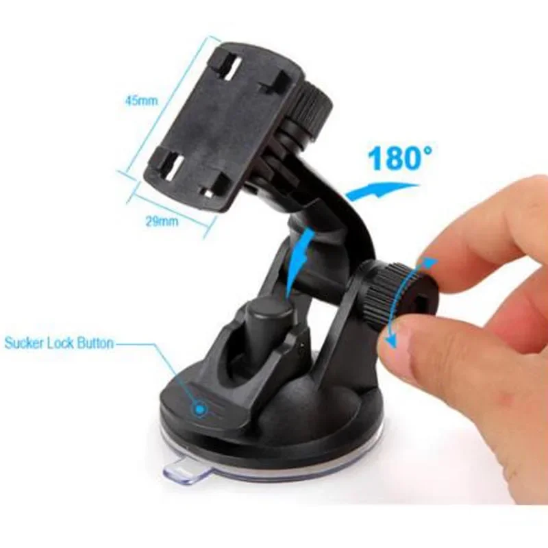 Black Car Camera Bracket Windshield Suction Cup Mount Holder for Car Digital Video Recorder DVR Bracket Car Accessories
