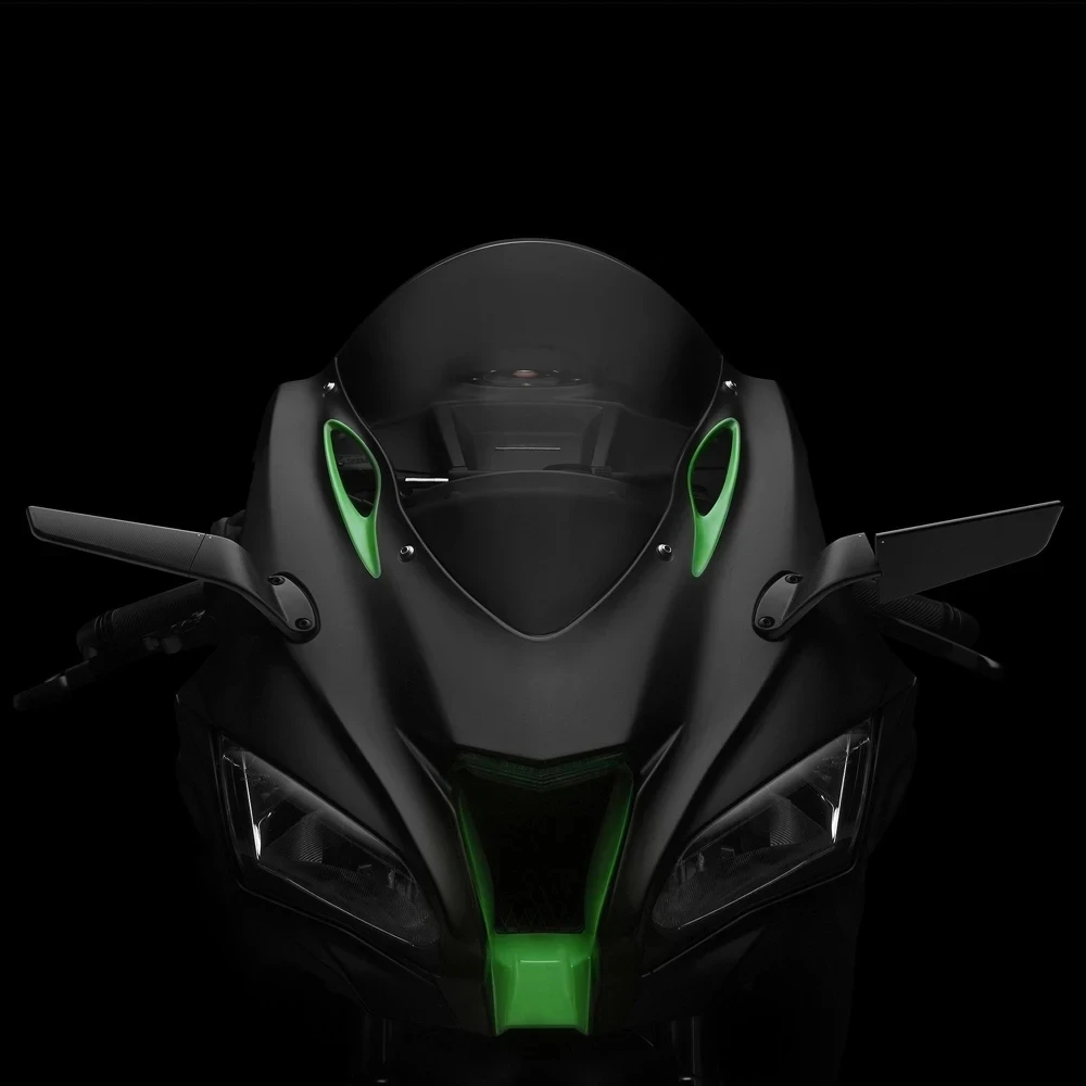 for KAWASAKI ZX10R Accessories Stealth Mirrors Ninja ZX-10R SE Adjustable Winglet ZX-10RR ZX10RR NINJA ZX 10R ZX10R SE Parts