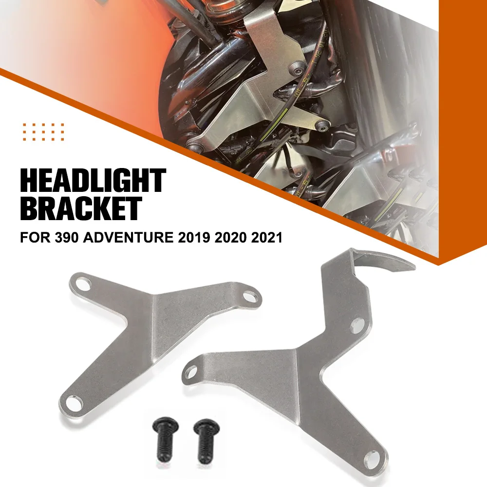 

ДЛЯ 390 ADVENTURE 2019 2020 2021, набор тормозов из нержавеющей стали, усиленные кронштейны для фар мотоцикла, аксессуары для шейных подтяжек