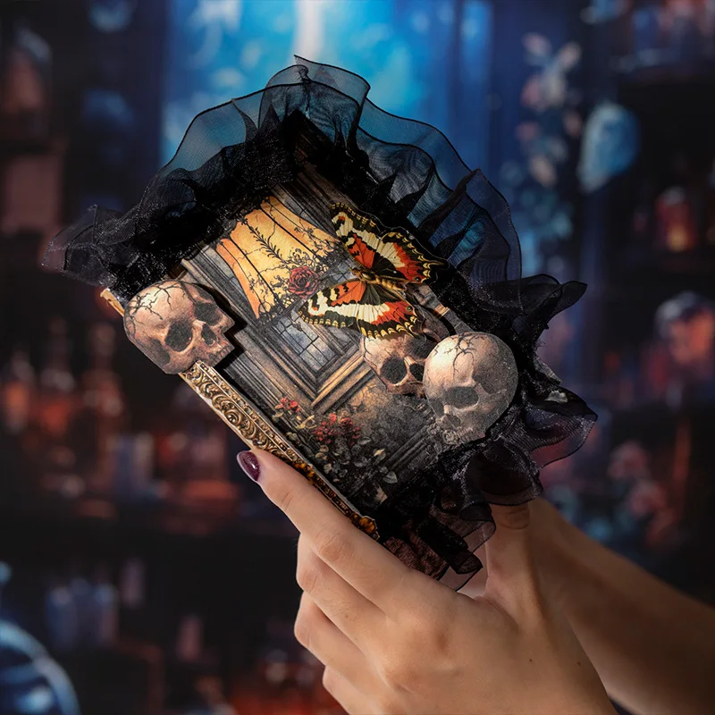 

50Piecec/Pack Witchcraft Ephemera Mystical Collage Paper Journals Spellbook Theme Scrapbooking Supplies for Bullet Journals