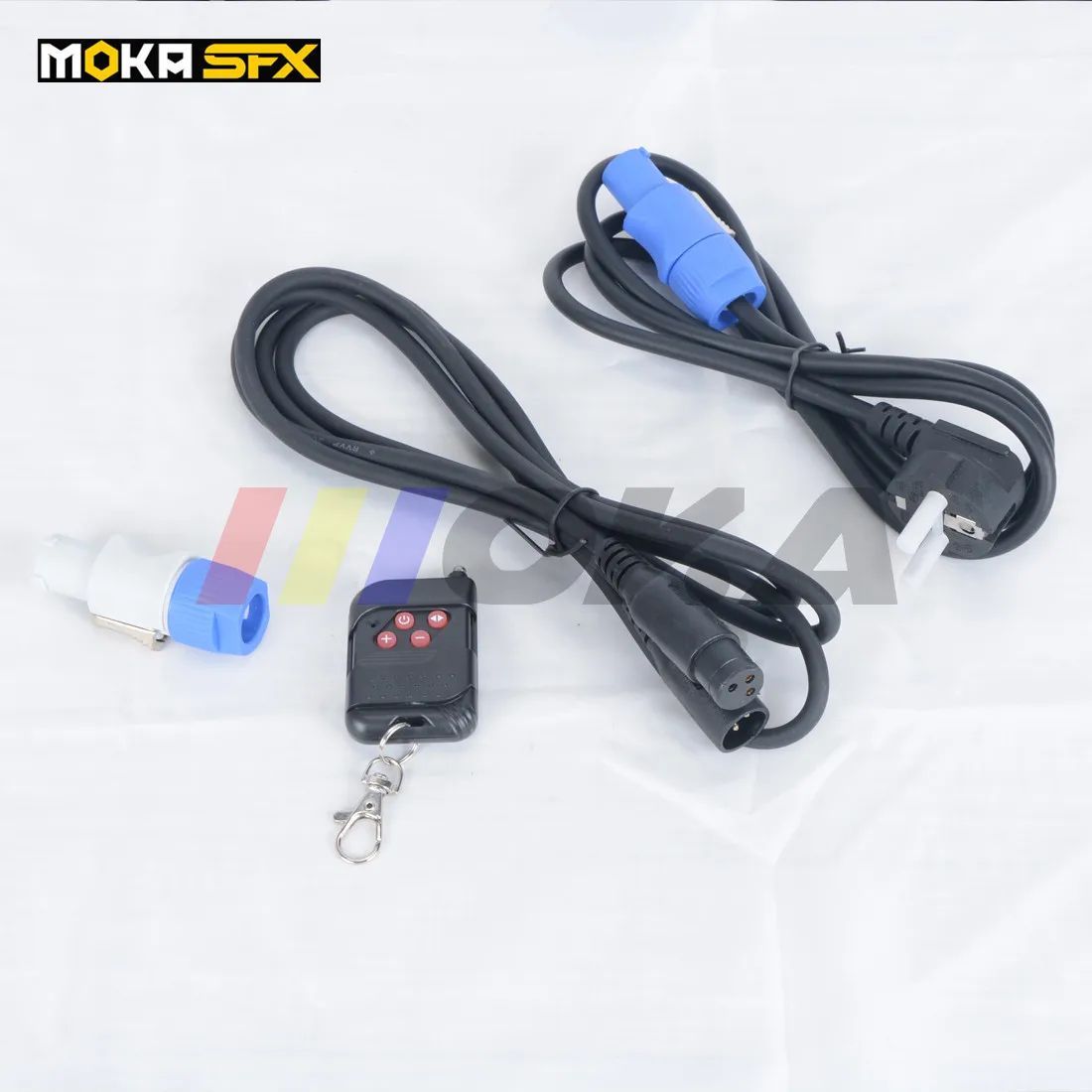 MOKA SFX MK-CN03 Confetti Cannon Party Stage Dmx 512 Remote Double-Shot Confetti Streamer Launchers