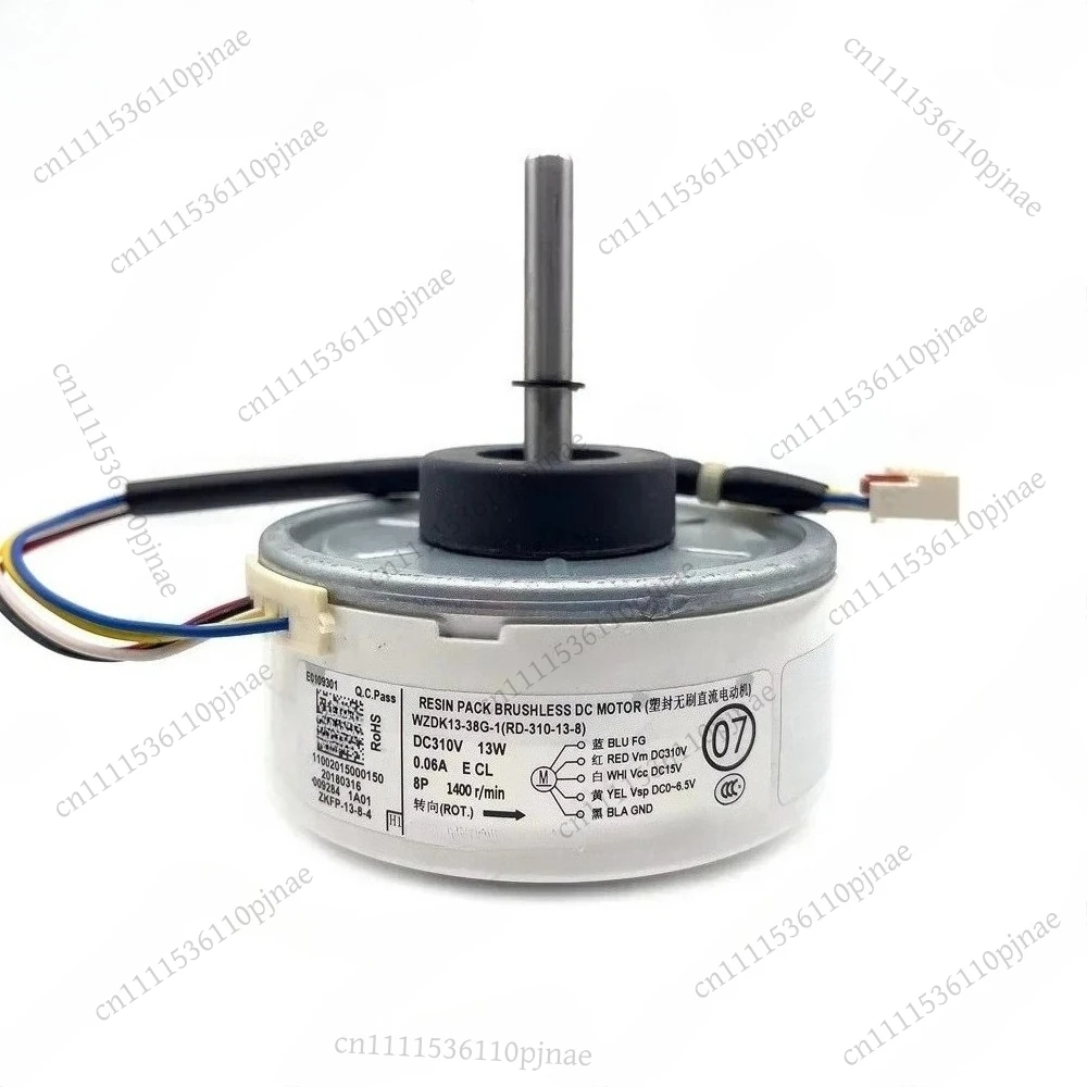 

For Midea Air Conditioner Indoor Unit DC Fan Motor WZDK13-38G-1 DC310 13W 1400r/min RD-310-13-8 Conditioning Parts