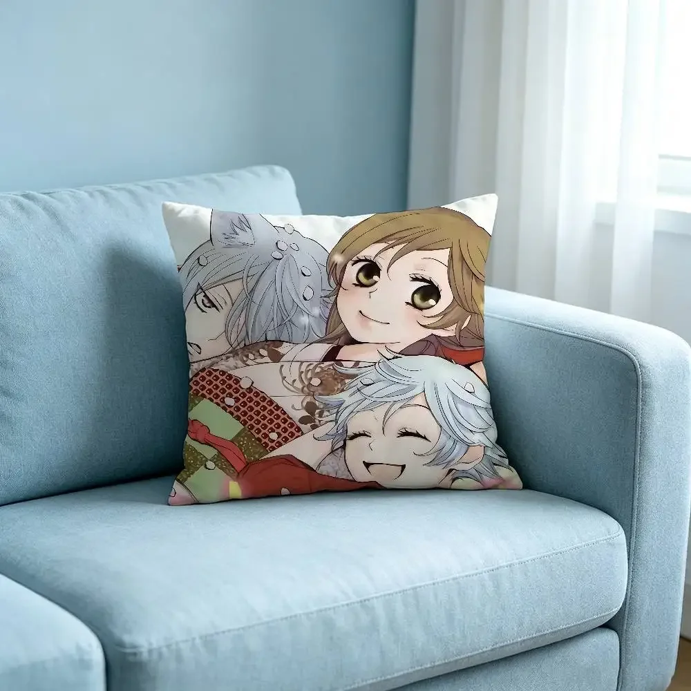 Classic Anime K-kamisama-kiss Cute (29) Customizable Square Pillowcases, Stylish And Soft, Perfect For Beds, Cars, And Sofas.