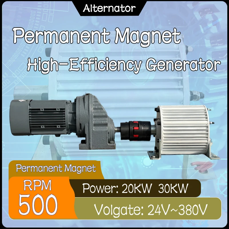 

20000W Low Speed Permanent Magnet Generator 20000W 24V 48V 96V 110V 120V 220V 380V 3 Phase AC Alternators Use For Motor Drive