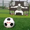 折りたたみ式子供用サッカー練習用ポータブルミニサッカーゴールネット販売中